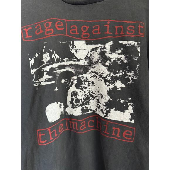 Rage Against The Machine "Killing in the Name" Vintage Reprint Single Stitch - Picture 3 of 6